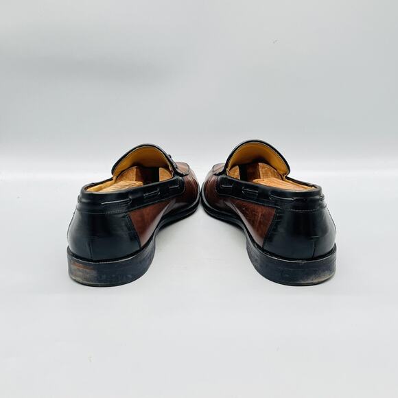 Johnston & Murphy Shoes Mens 9.5 Leather Cellini Tassel Loafers Dress Slip On main image 7